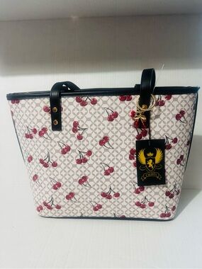 Cherry print tote bag BNWT